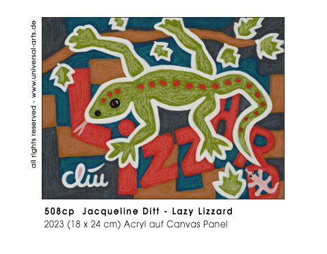 Jacqueline Ditt - Lazy Lizzard (Faule Eidechse)