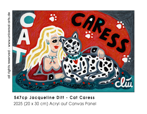 Jacqueline Ditt - Cat Caress (Katzen streicheln)